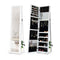 Free Standing Jewelry Armoire With Full Length Mirror For Bedroom