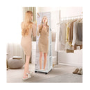 163 Cm Standing Jewelry Organizer With Built In Makeup Mirror