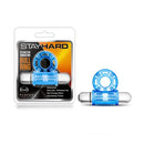 Stay Hard 10 Function Vibrating Bull Ring Blue Vibrating Cock Ring