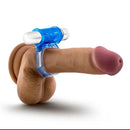 Stay Hard 10 Function Vibrating Bull Ring Blue Vibrating Cock Ring