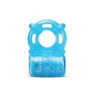 Stay Hard 5 Function Blue Usb Rechargeable Vibrating Cock Ring