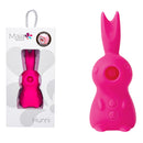 Hunni Pink Usb Rechargeable Sucking Licking And Vibrating Stimulator