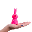 Hunni Pink Usb Rechargeable Sucking Licking And Vibrating Stimulator