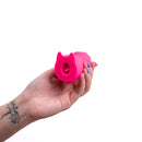 Hunni Pink Usb Rechargeable Sucking Licking And Vibrating Stimulator