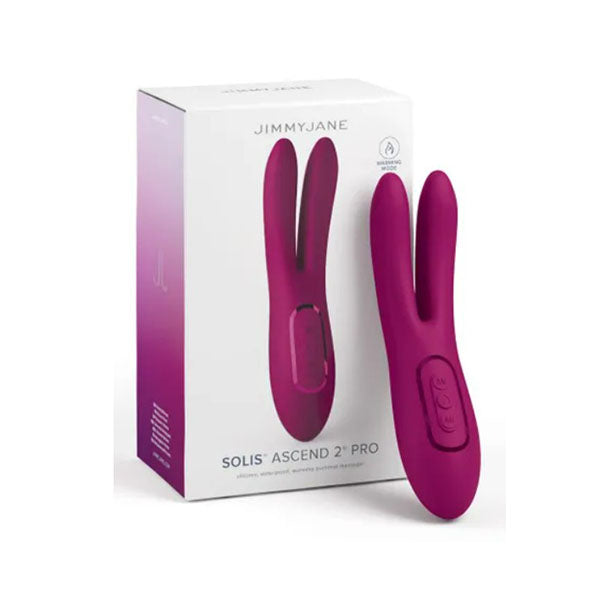 Solis Ascend 2 Pro Purple 16 Cm Usb Rechargeable Dual Tip Stimulator