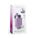 Hello Touch Pro Purple Vibrating Finger Stimulators With Charging Pod
