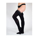 Kixies Keila Fringe Sheer Thigh Highs Black