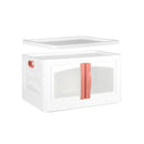 Plastic Storage Containers Stackable Red Raspberry