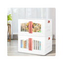 Plastic Storage Containers Stackable Red Raspberry