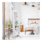 Full Length Lockable Jewelry Storage Armoire With 4 Tilting Angles