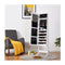 Full Length Lockable Jewelry Storage Armoire With 4 Tilting Angles