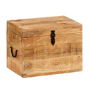 Storage Box 39X28X31 Cm Solid Wood Mango