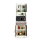 3 Door Storage Cabinet with Adjustable Shelves for Kitchen