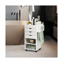Craft Storage Cart with Mobile Drawers Shelves for Living Room