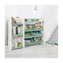 Kids Toy Storage Organizer with Bookshelf for Childs Bedroom Green