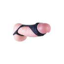 Strap The Balls Black Cock Strap With Ball Stretcher