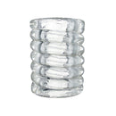 Trinity Spiral Ball Stretcher Clear Ball Stretcher Ring
