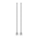 String Light Poles With 5 Prong Forked Base Adjustable 80 To 270cm