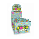 Suck A Bag Of Sour Dicks Counter Display Flavoured Lollies 100 Packs