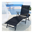 Sun Lounge Outdoor Lounger Recliner Chair Foldable Patio Furniture
