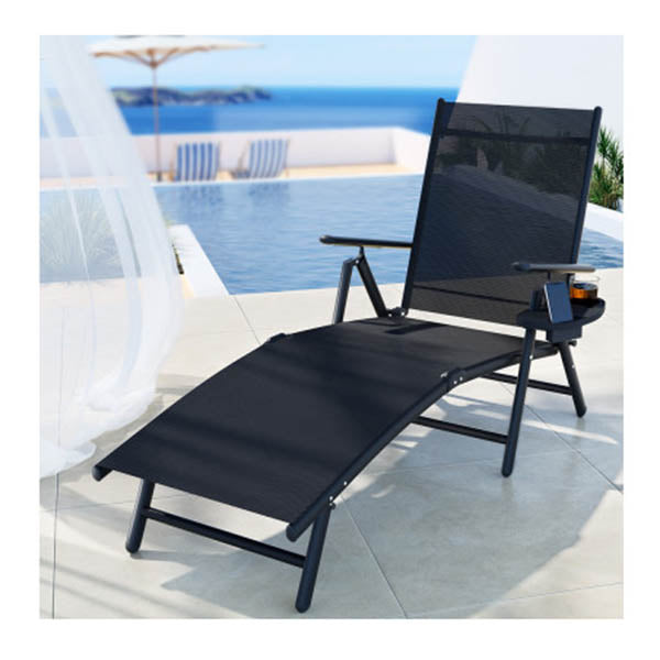 Sun Lounge Outdoor Lounger Recliner Chair Foldable Patio Furniture