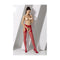 Suspender Thigh High S006 Red One Size