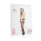 Suspender Tights With Hearts Black One Size