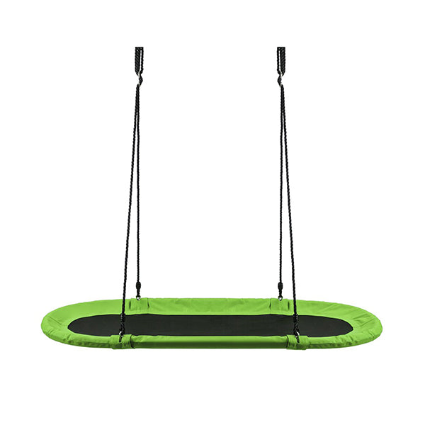 Flying Oval Tree Swing Set With Adjustable Hanging Ropes For Outdoor