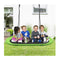 Flying Oval Tree Swing Set With Adjustable Hanging Ropes For Outdoor