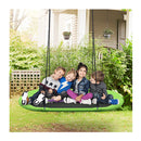 Flying Oval Tree Swing Set With Adjustable Hanging Ropes For Outdoor