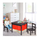 2 In 1 Kids Activity Table And Chair Set With Storage