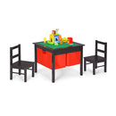 2 In 1 Kids Activity Table And Chair Set With Storage