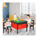 2 In 1 Kids Activity Table And Chair Set With Storage