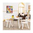 3 Piece Children Activity Table Set With Center Mesh Storage