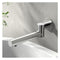 Bath Spout Wall Mounted Square Bathtub Bathroom Spa Swivel Silver