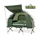 1 Person Camping Tent Cot With Air Mattress And Carry Bag For Picnic
