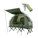 2 Person Camping Tent Cot With Air Mattress And Carry Bag For Picnic
