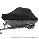 Boat Cover 19-21ft Trailerable Jumbo Marine Grade Heavy Duty Black