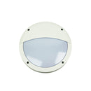 Eyelid White E27 Ip54 Outdoor Bulkhead