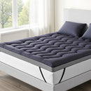 5cm Mattress Topper Pillowtop toppers Bamboo Charcoal King