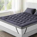 5cm Mattress Topper Pillowtop toppers Bamboo Charcoal Queen