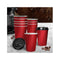 16Oz Disposable Takeaway Coffee Red