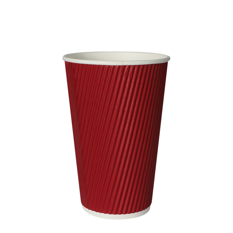 16Oz Disposable Takeaway Coffee Red