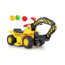Kids Ride On Excavator Toy With Storage Horn And Sound Effects