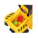 Kids Ride On Excavator Toy With Storage Horn And Sound Effects