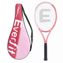 27 Inch Tennis Racket Lightweight Racquet for Beginner Adult Players Pink