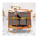 152Cm Kids 3 In 1 Game Trampoline Seamless With Enclosure Net