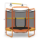 152Cm Kids 3 In 1 Game Trampoline Seamless With Enclosure Net