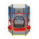 Mini 54inch Trampoline Red Blue