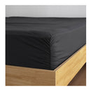 Bambury Tru Fit Sheet Set Charcoal